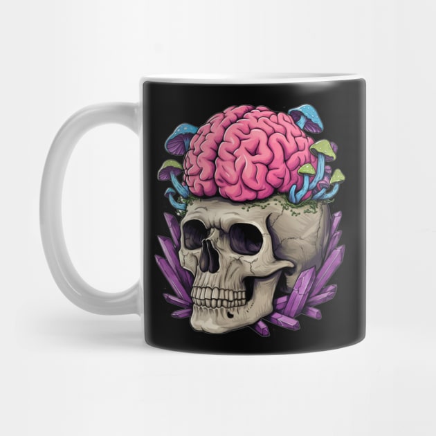 Floral Skull: Beauty and Darkness in Harmony by Steve